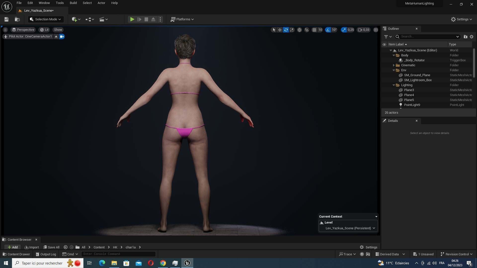 Amelia - Military Muse Command In Style Low-poly 3D model_53