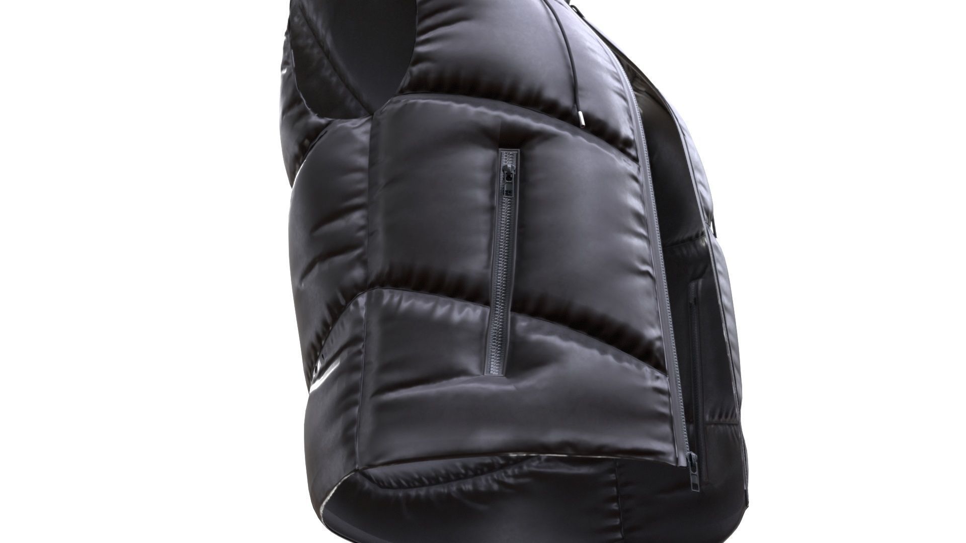 Jacket Low-poly 3D model_9