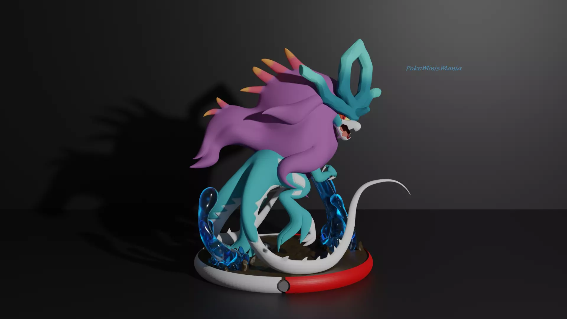 Walking wake paradox suicune 3D print model 3D print model_0