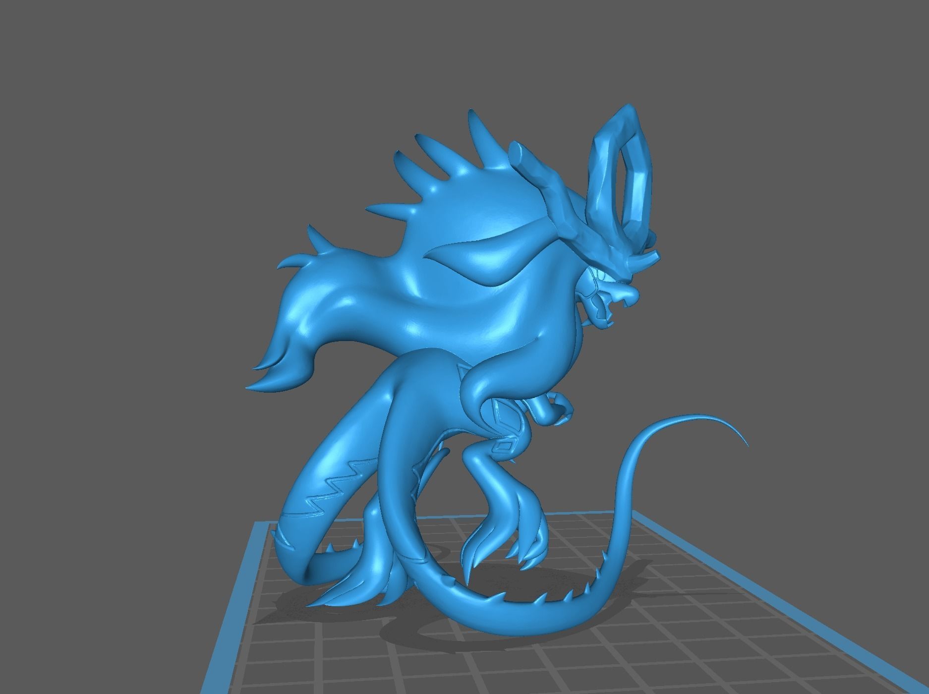 Walking wake paradox suicune 3D print model 3D print model_11