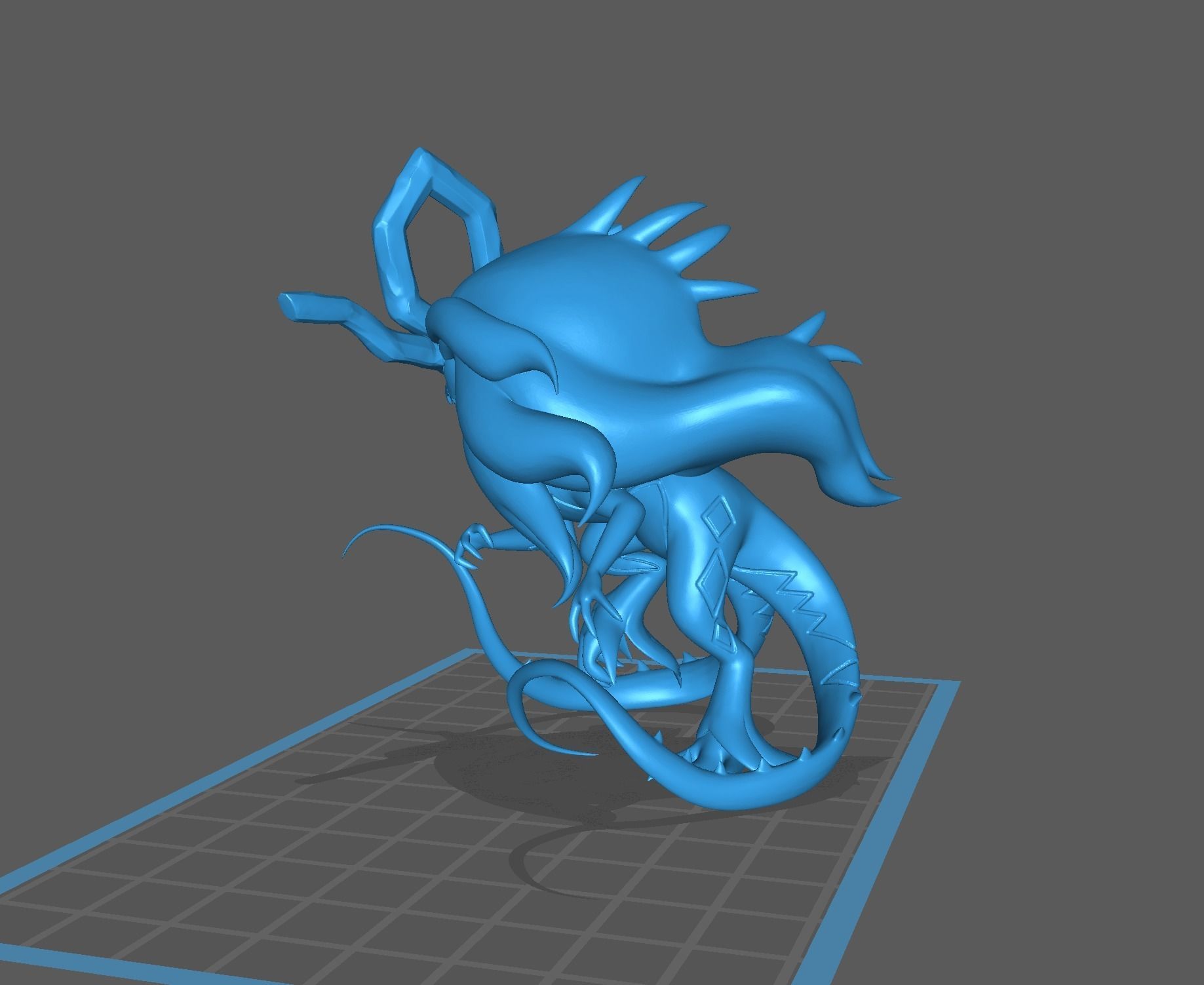 Walking wake paradox suicune 3D print model 3D print model_13
