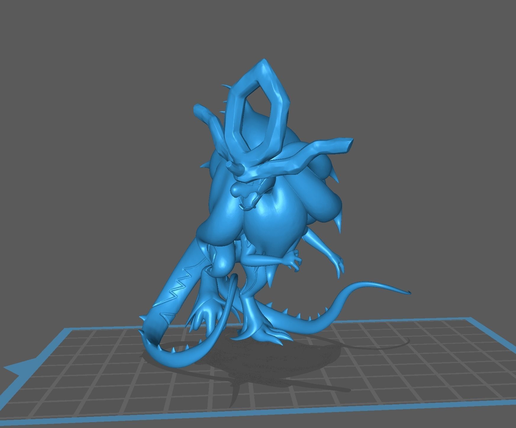 Walking wake paradox suicune 3D print model 3D print model_12