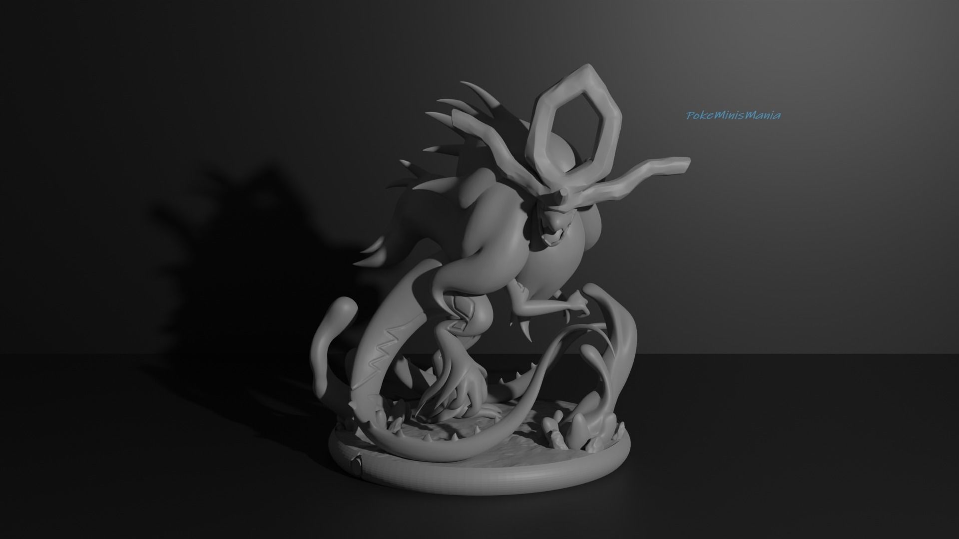 Walking wake paradox suicune 3D print model 3D print model_5