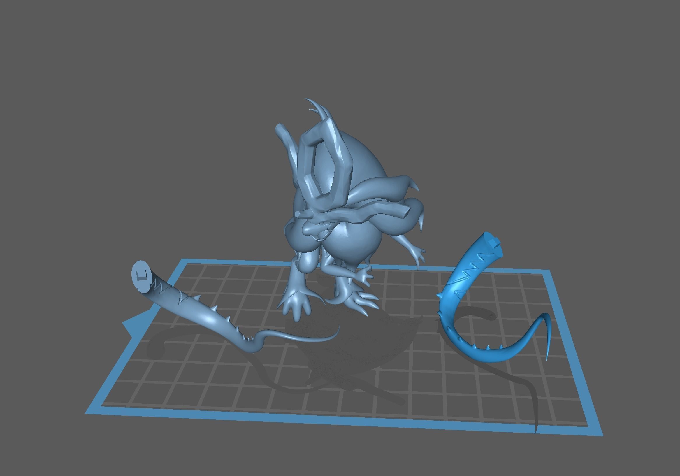 Walking wake paradox suicune 3D print model 3D print model_10