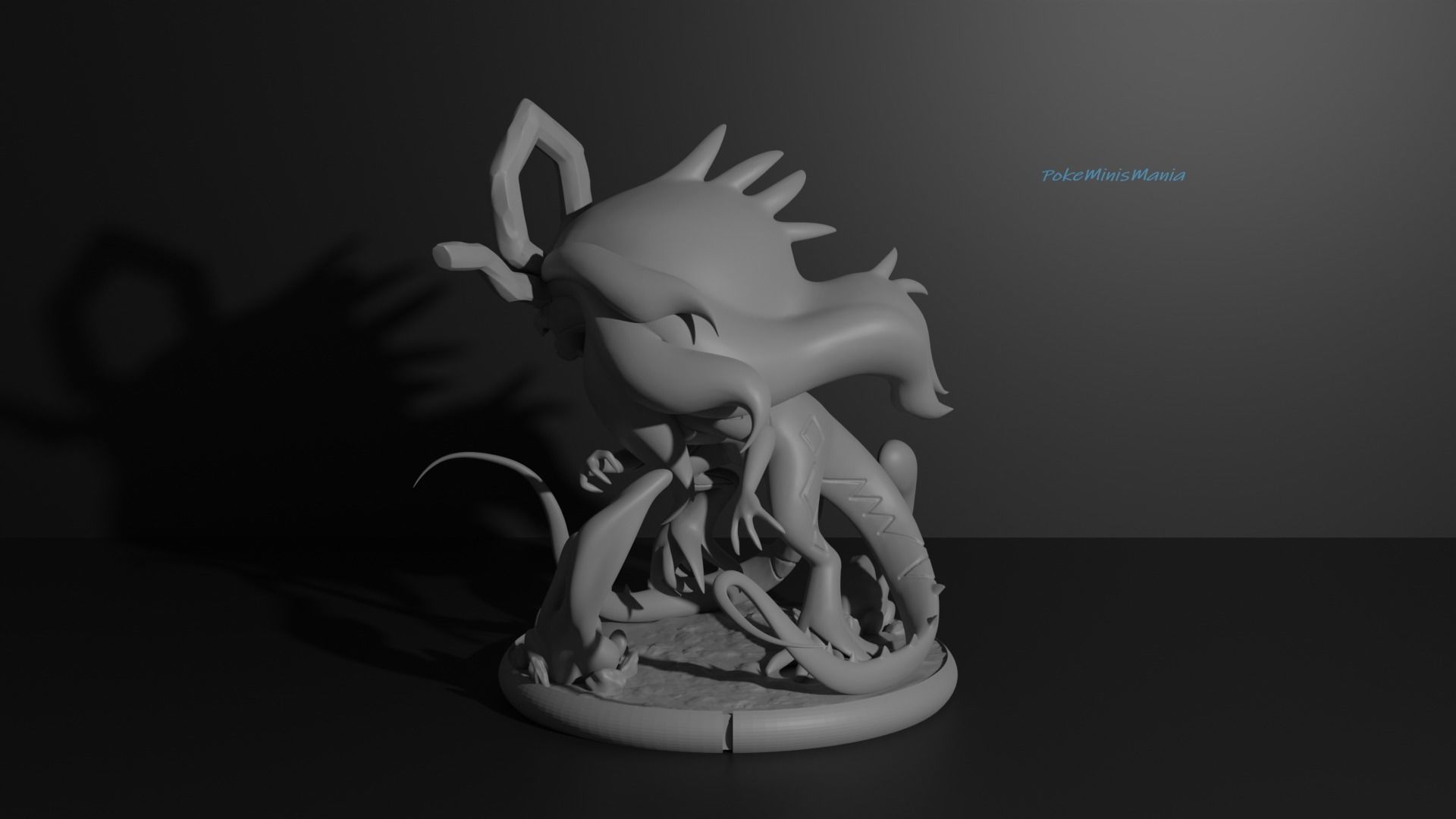Walking wake paradox suicune 3D print model 3D print model_7
