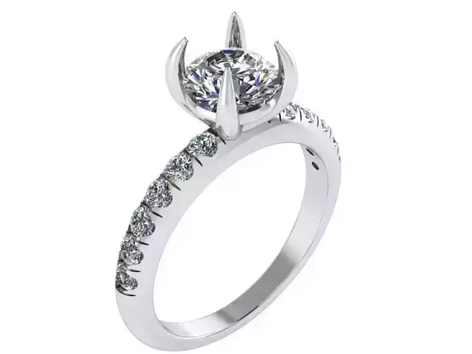 Round Diamond Ring 0902