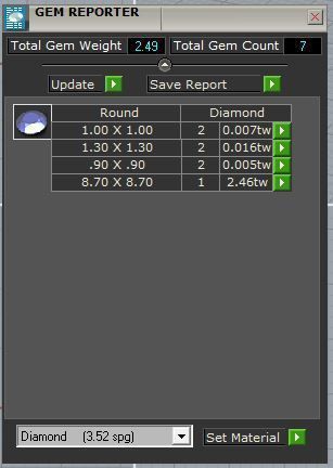 Round Diamond Ring 0909 3D print model_5