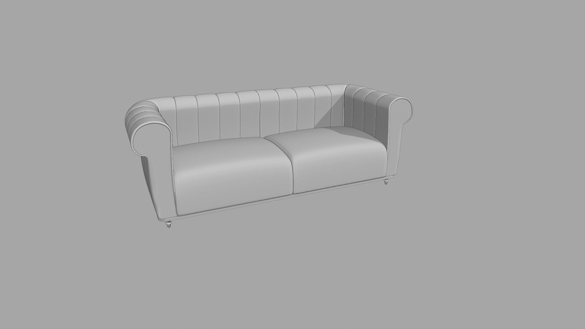 Elegant Sofa 3D Model Free 3D model_3