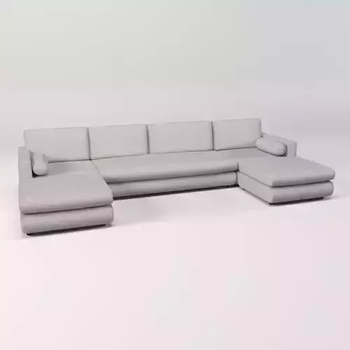 sectional upholstered custom arm sofa