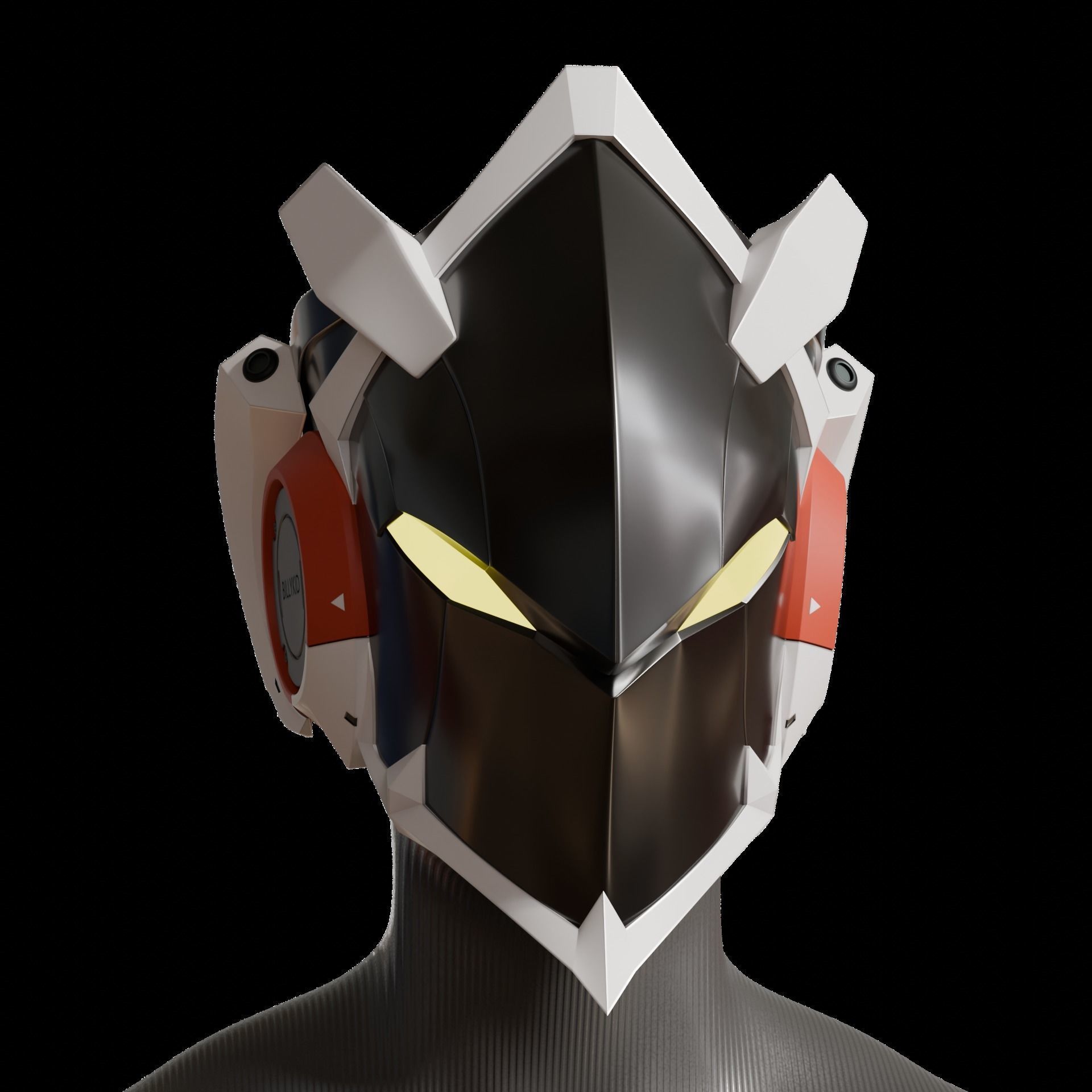 Billy Kid mask Zenless Zone Zero Cosplay stl 3D print model_1