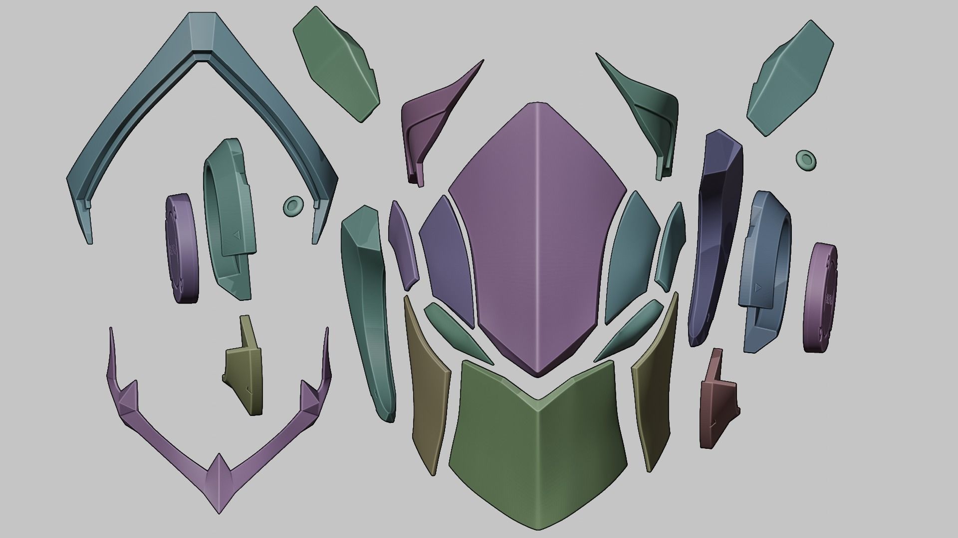 Billy Kid mask Zenless Zone Zero Cosplay stl 3D print model_7