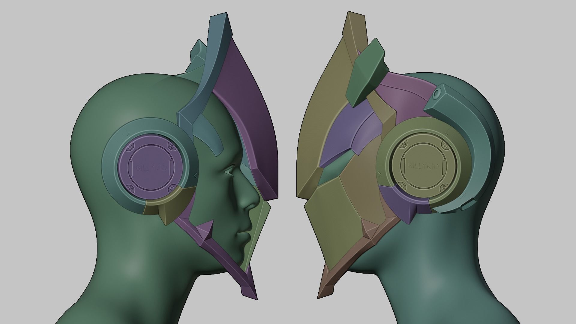 Billy Kid mask Zenless Zone Zero Cosplay stl 3D print model_4