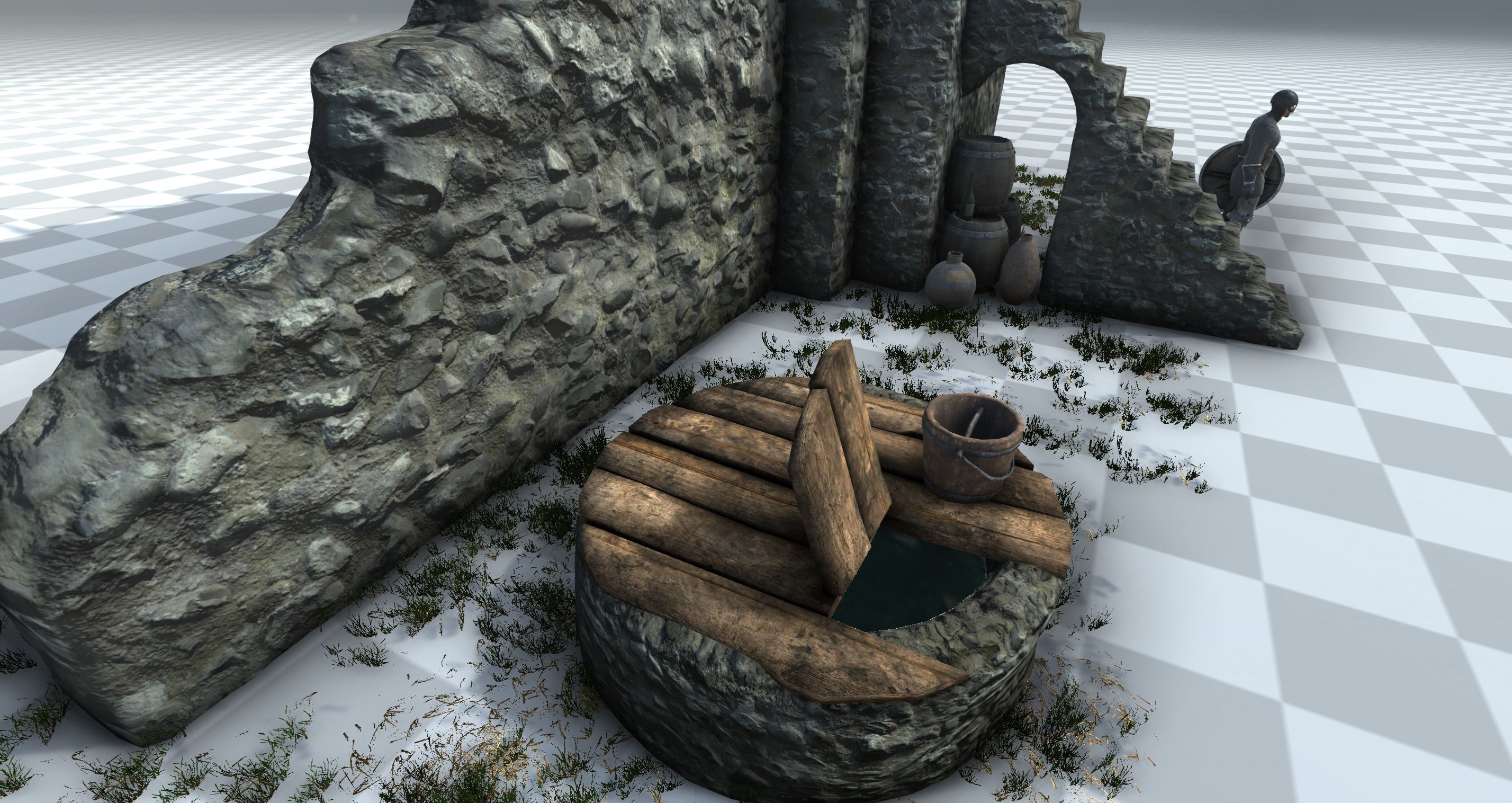 Medieval Tower 3D model_8