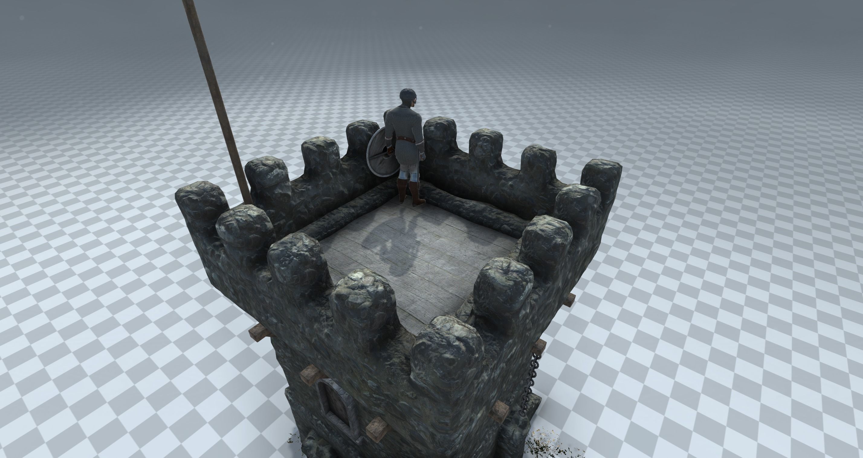 Medieval Tower 3D model_14