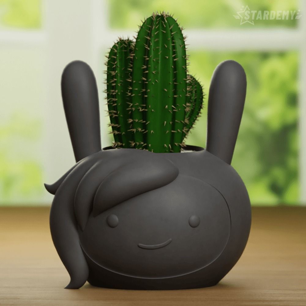 Fionna Cake Planters Pen Holder Decor Adventure Time 3D print model_4