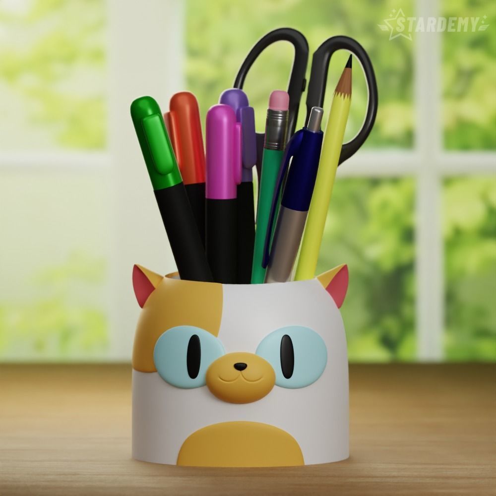 Fionna Cake Planters Pen Holder Decor Adventure Time 3D print model_6