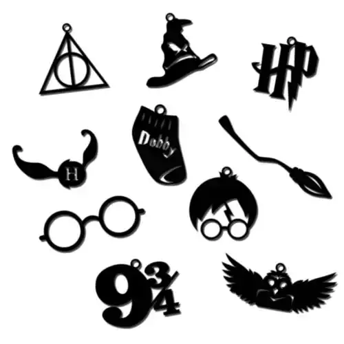 HARRY POTTER - CHRISTMAS ORNAMENT 3D print model HARRY POTTER - CHRISTMAS ORNAMENT 3D print model