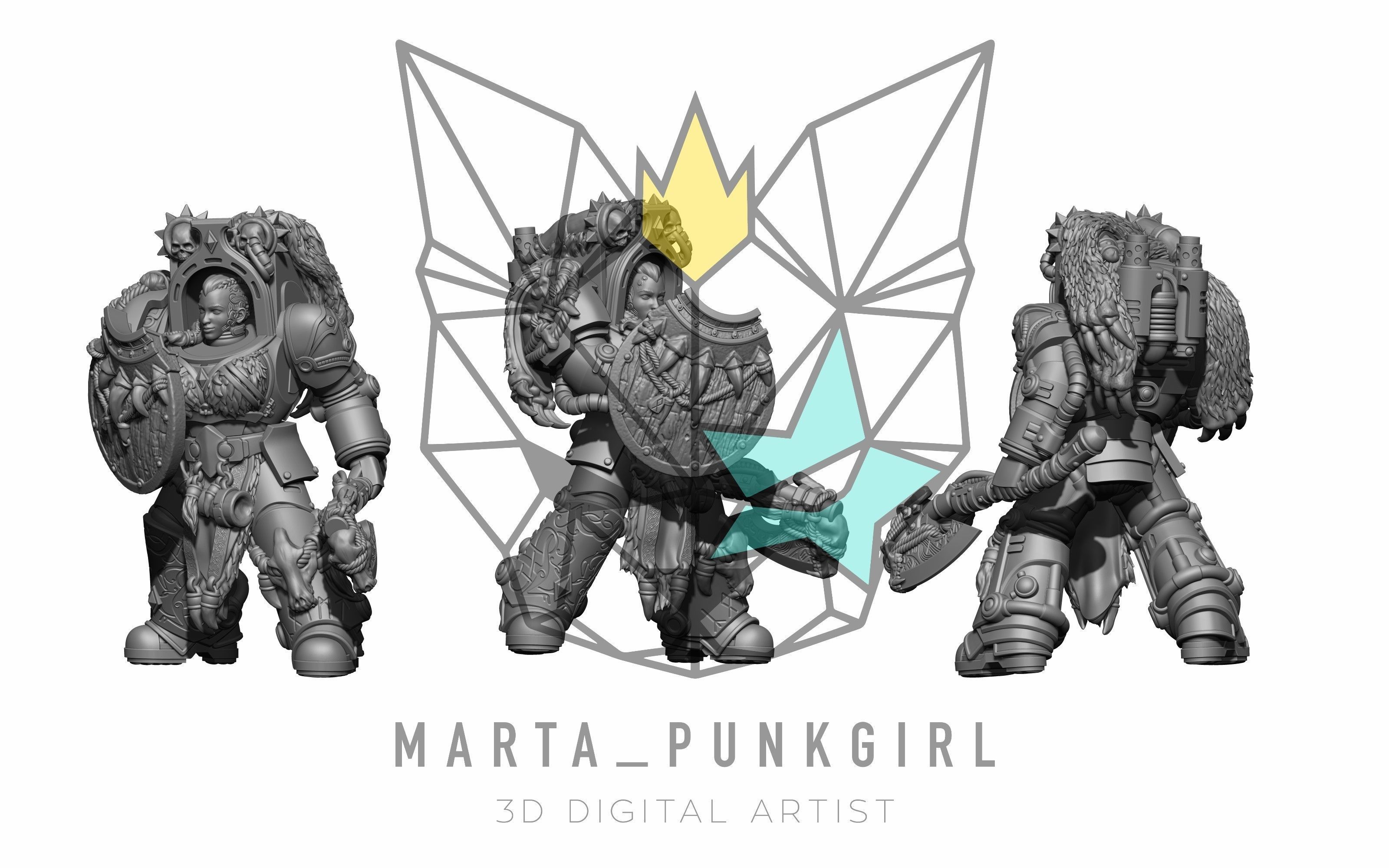 THICC GURLS VIKINGS 3D print model_2