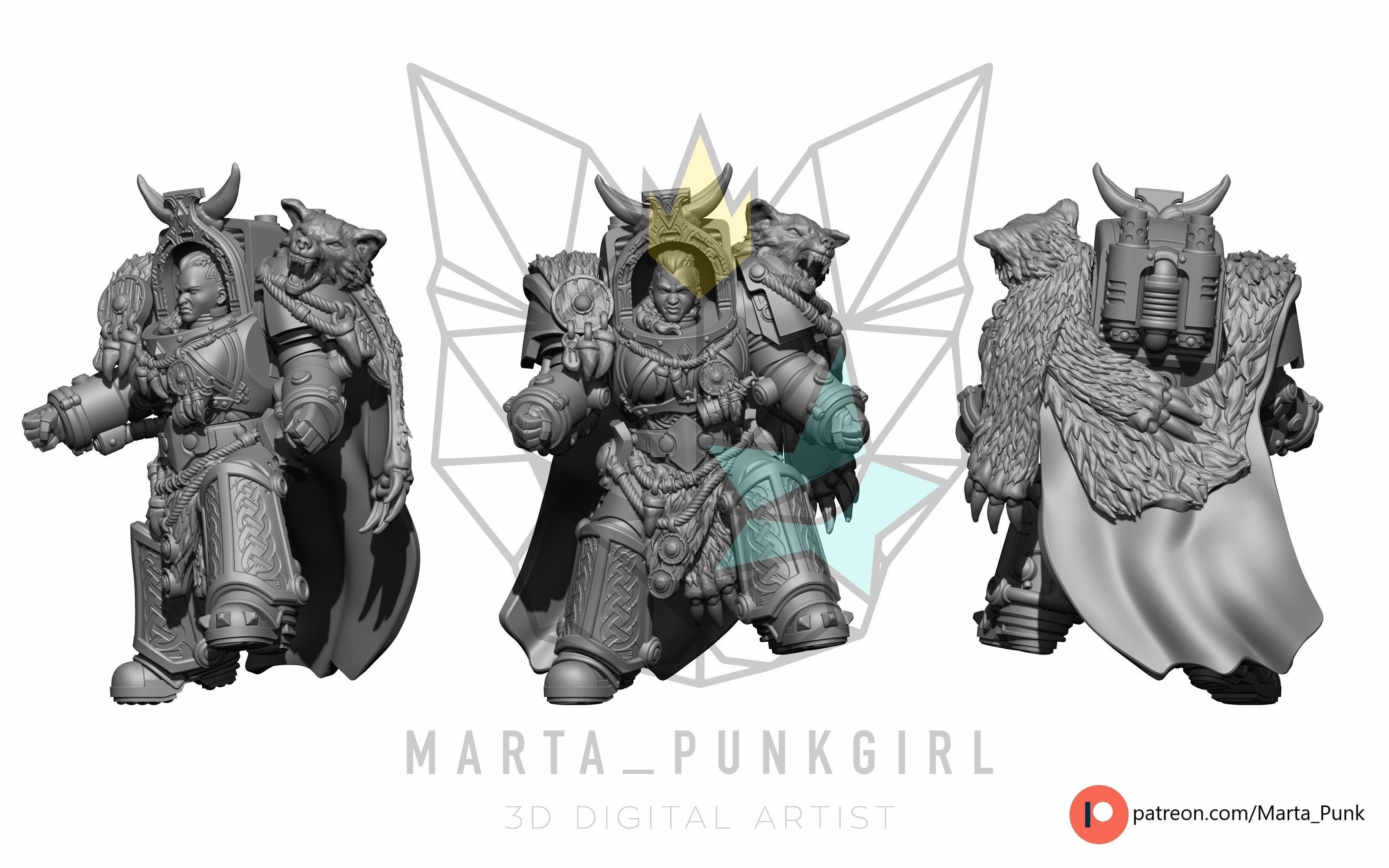 THICC GURLS VIKINGS 3D print model_1