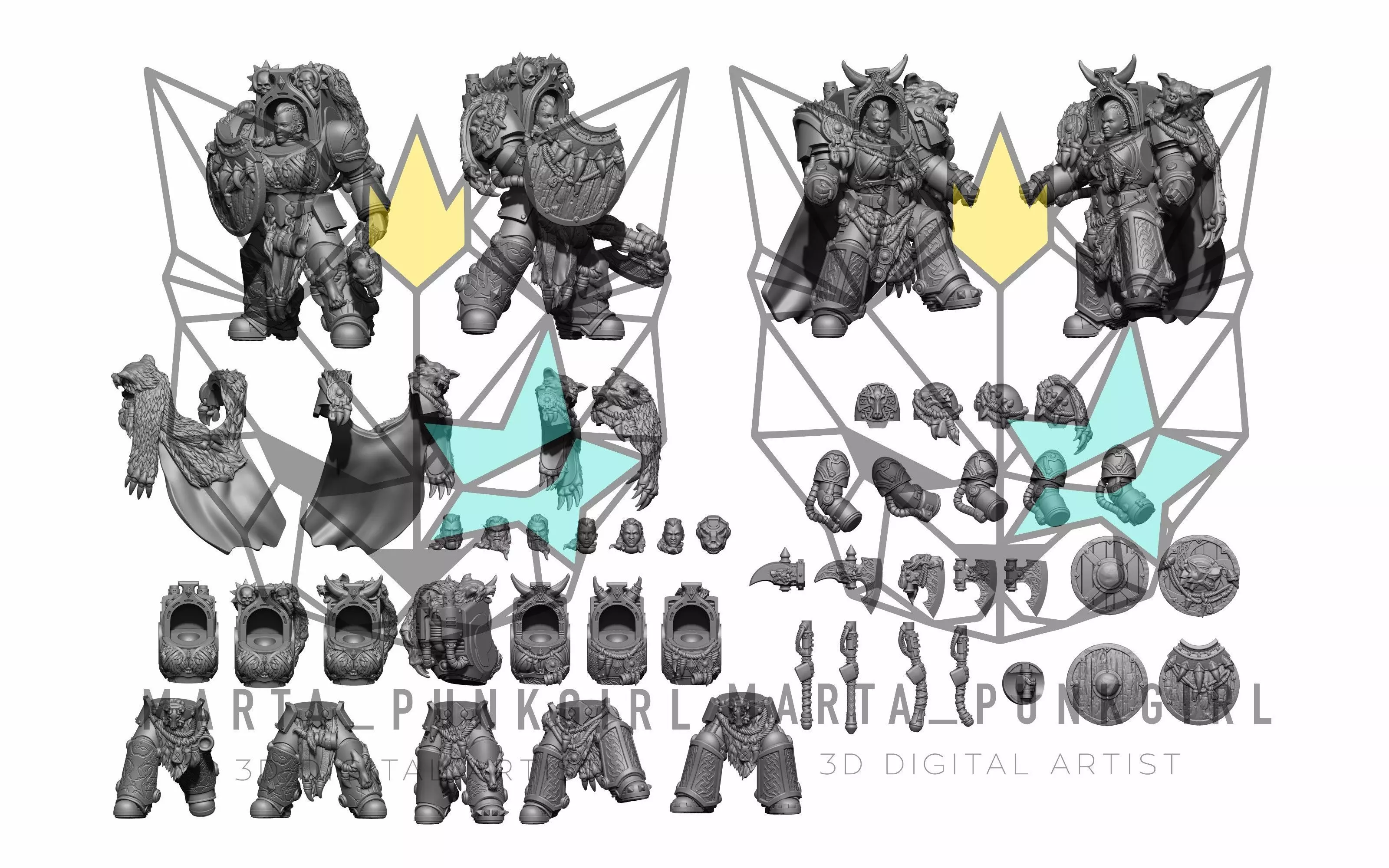 THICC GURLS VIKINGS 3D print model_0