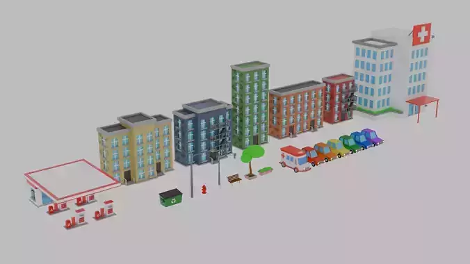 3D City Assets