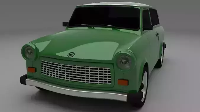 Trabant 601 estate 3D model