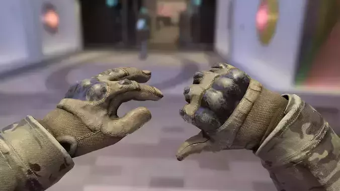 First Person Arms Pack Low-poly 3D model