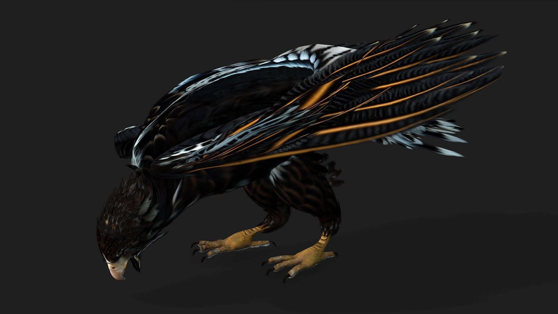 Eagle A4 3D model_16