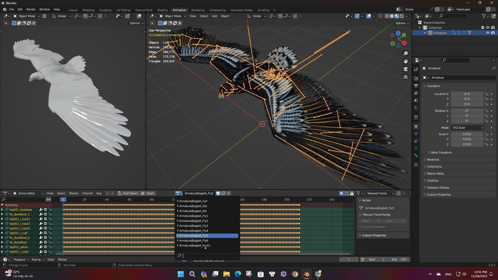 Eagle A4 3D model_21