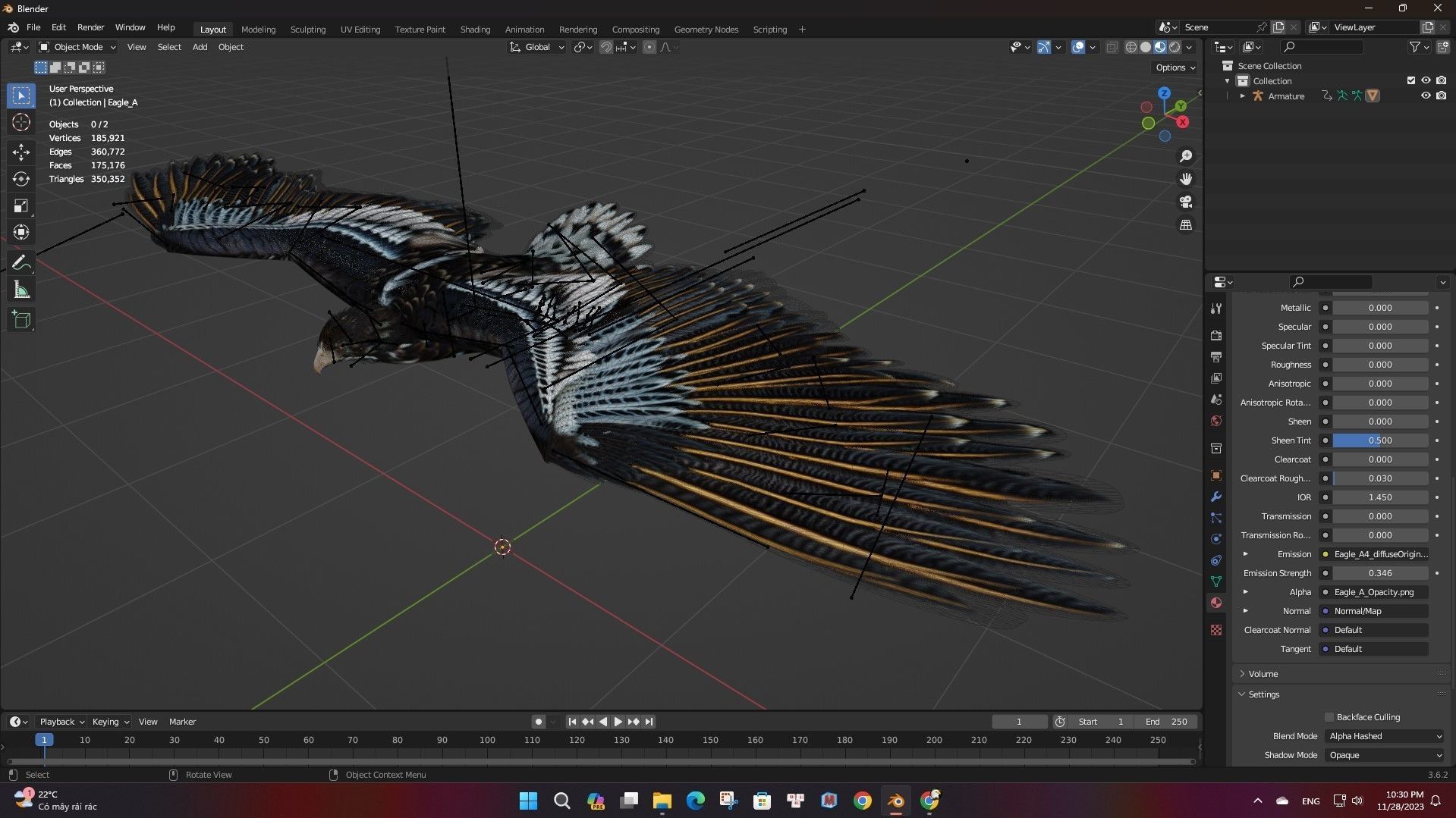 Eagle A4 3D model_17