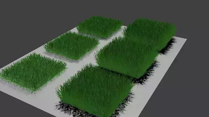Grass Pack 3D Model