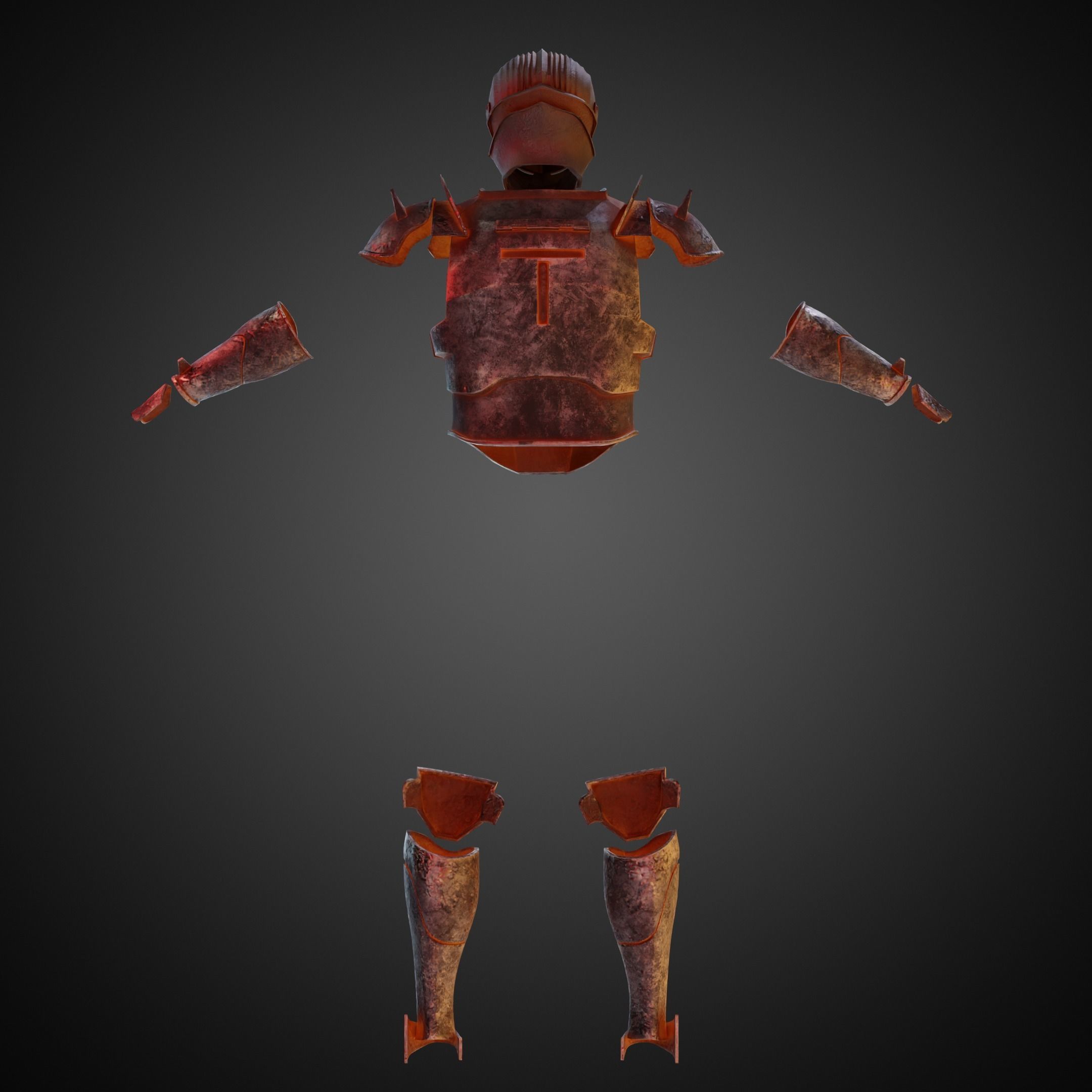 Star Wars Marrok Armor and Helmet for Cosplay 3D Model Collection_8