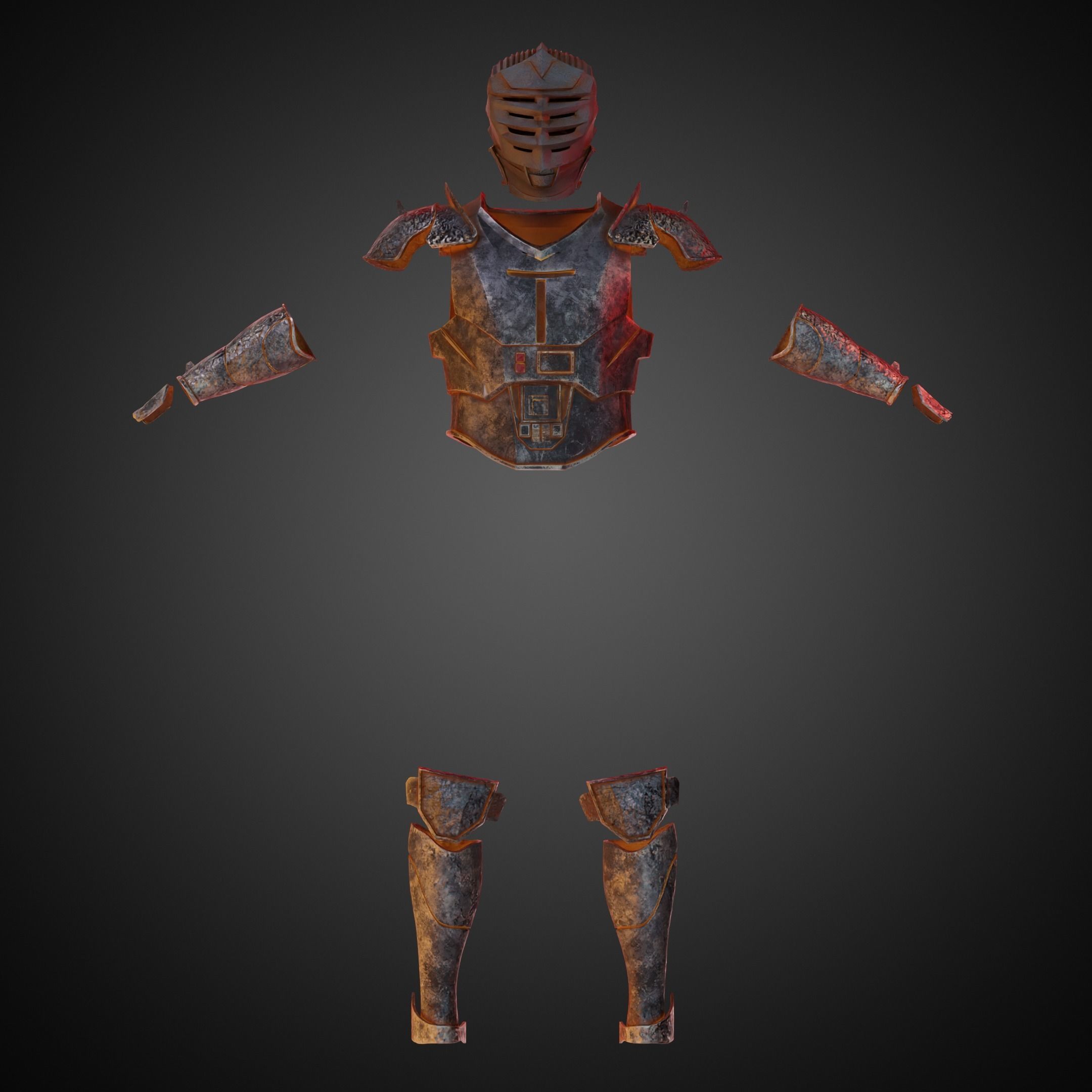 Star Wars Marrok Armor and Helmet for Cosplay 3D Model Collection_4