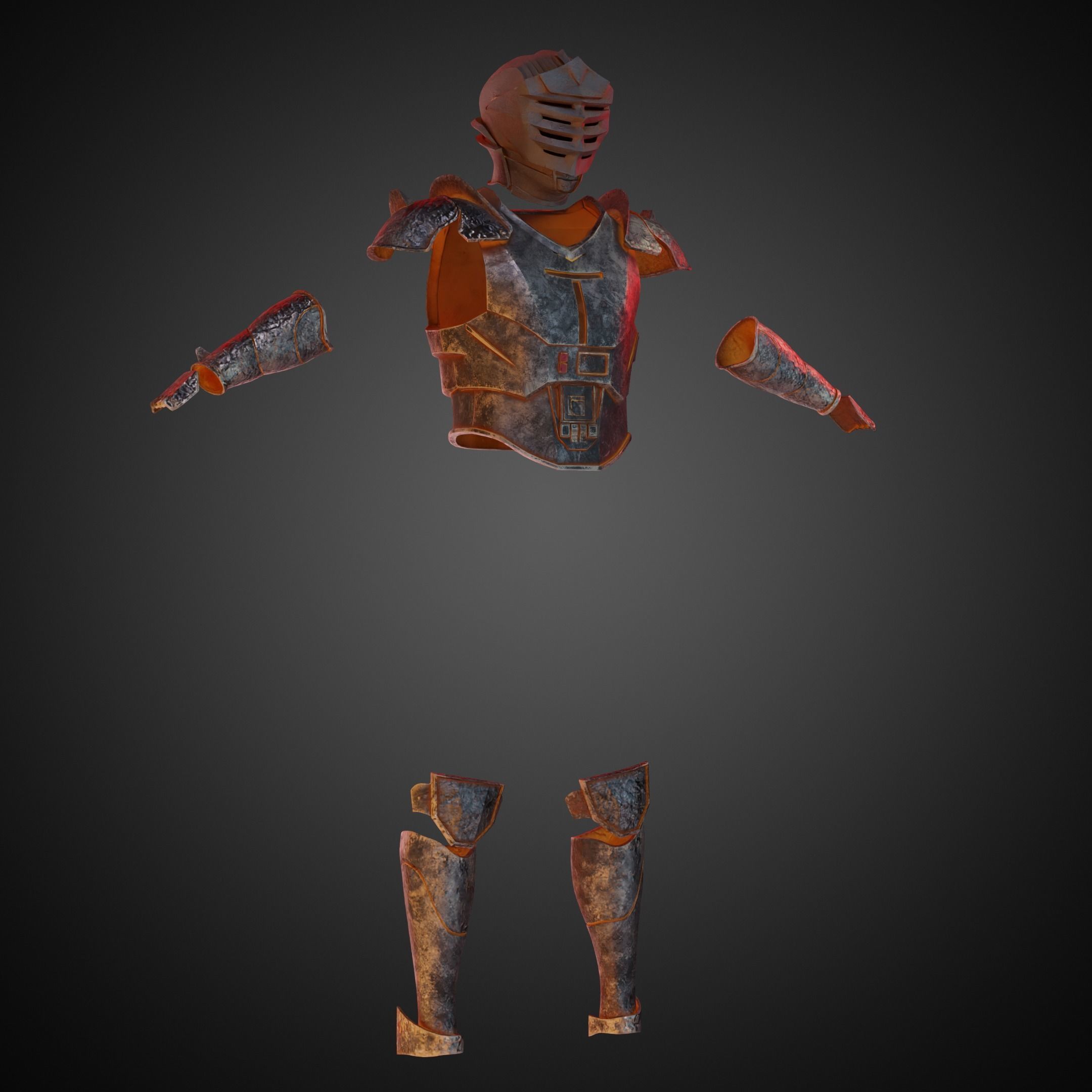 Star Wars Marrok Armor and Helmet for Cosplay 3D Model Collection_11