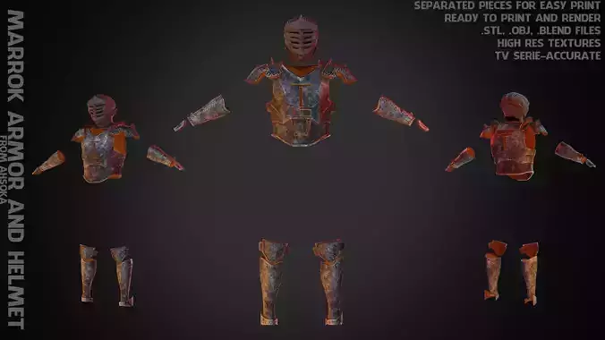 Star Wars Marrok Armor and Helmet for Cosplay