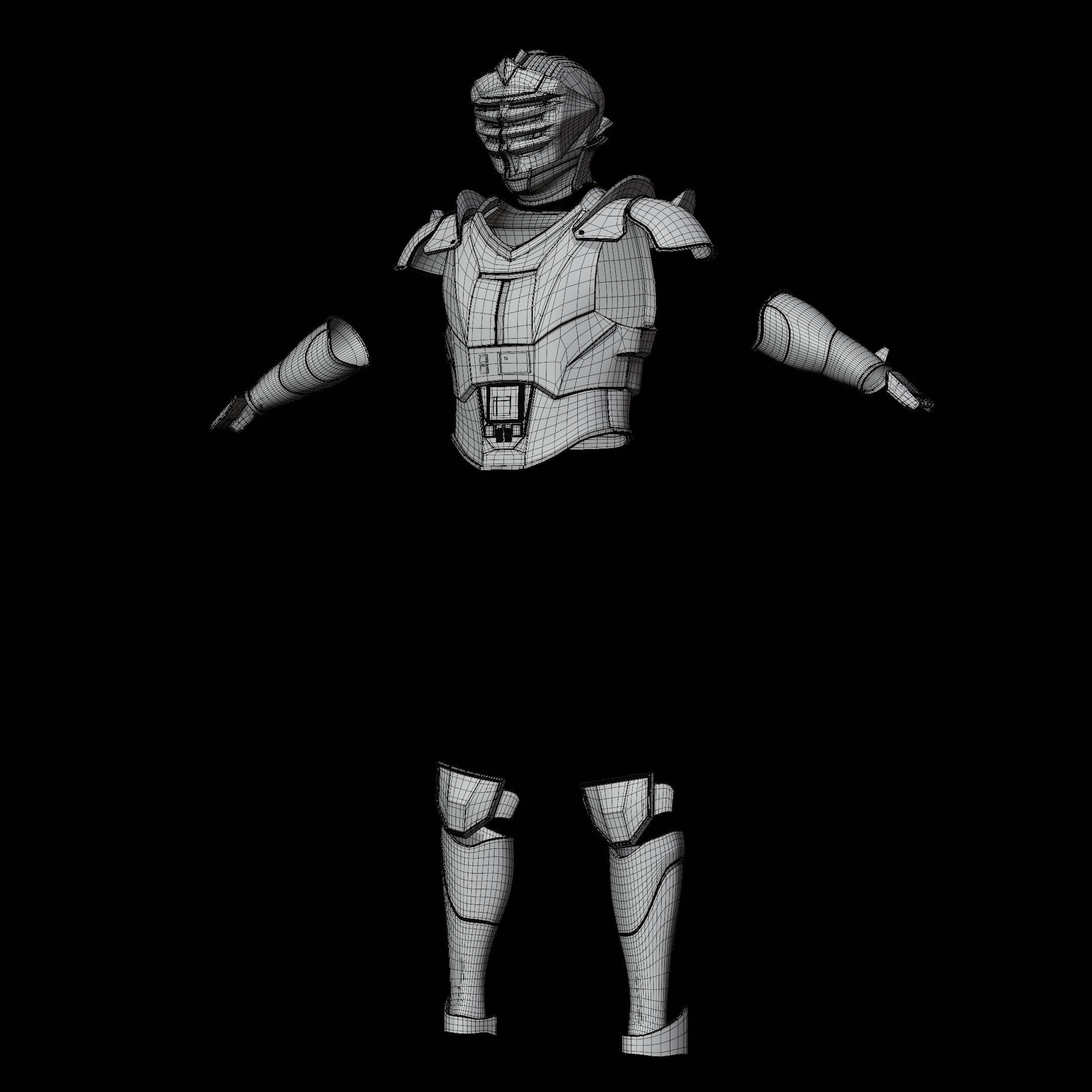 Star Wars Marrok Armor and Helmet for Cosplay 3D Model Collection_17