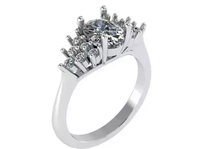 Cluster Diamond Ring 0999