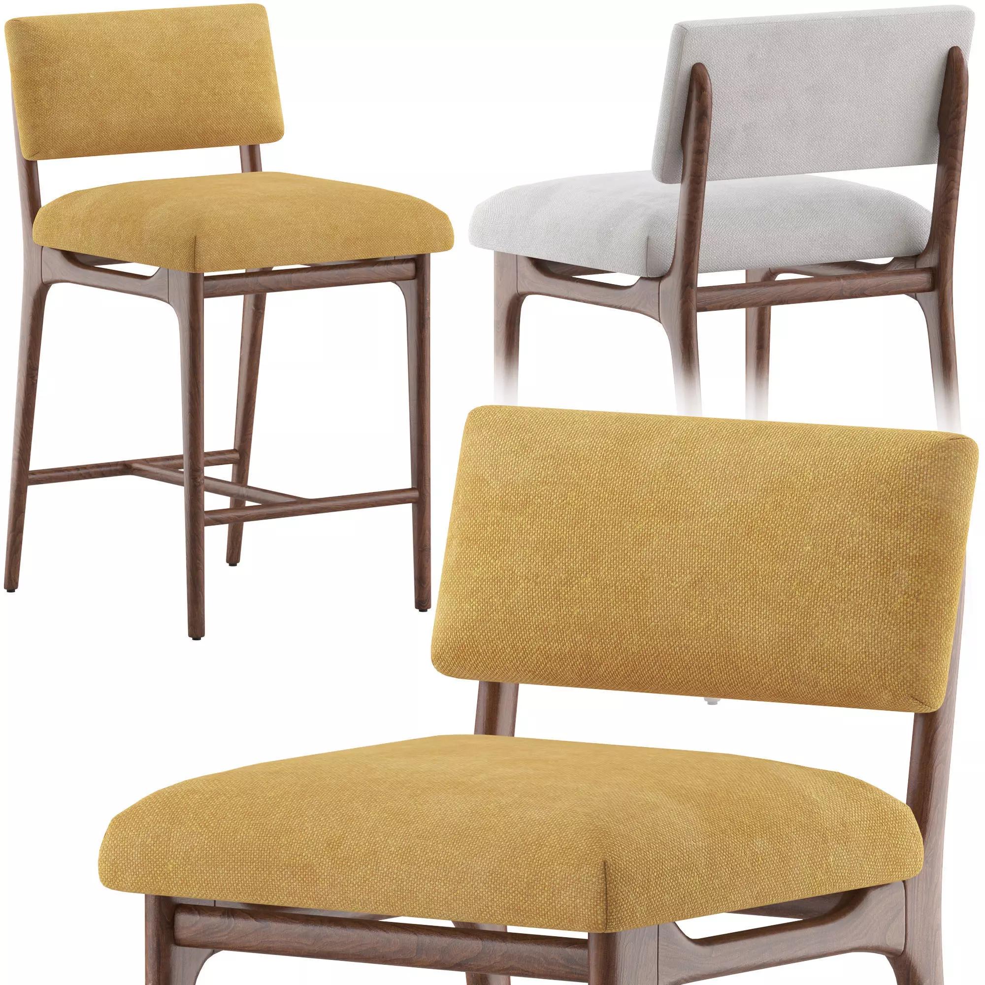 CB2 Selby Counter Stool 3D model_0