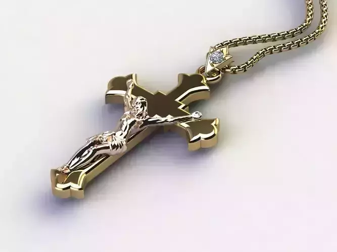 Jesus Christ Cross Pendant  2