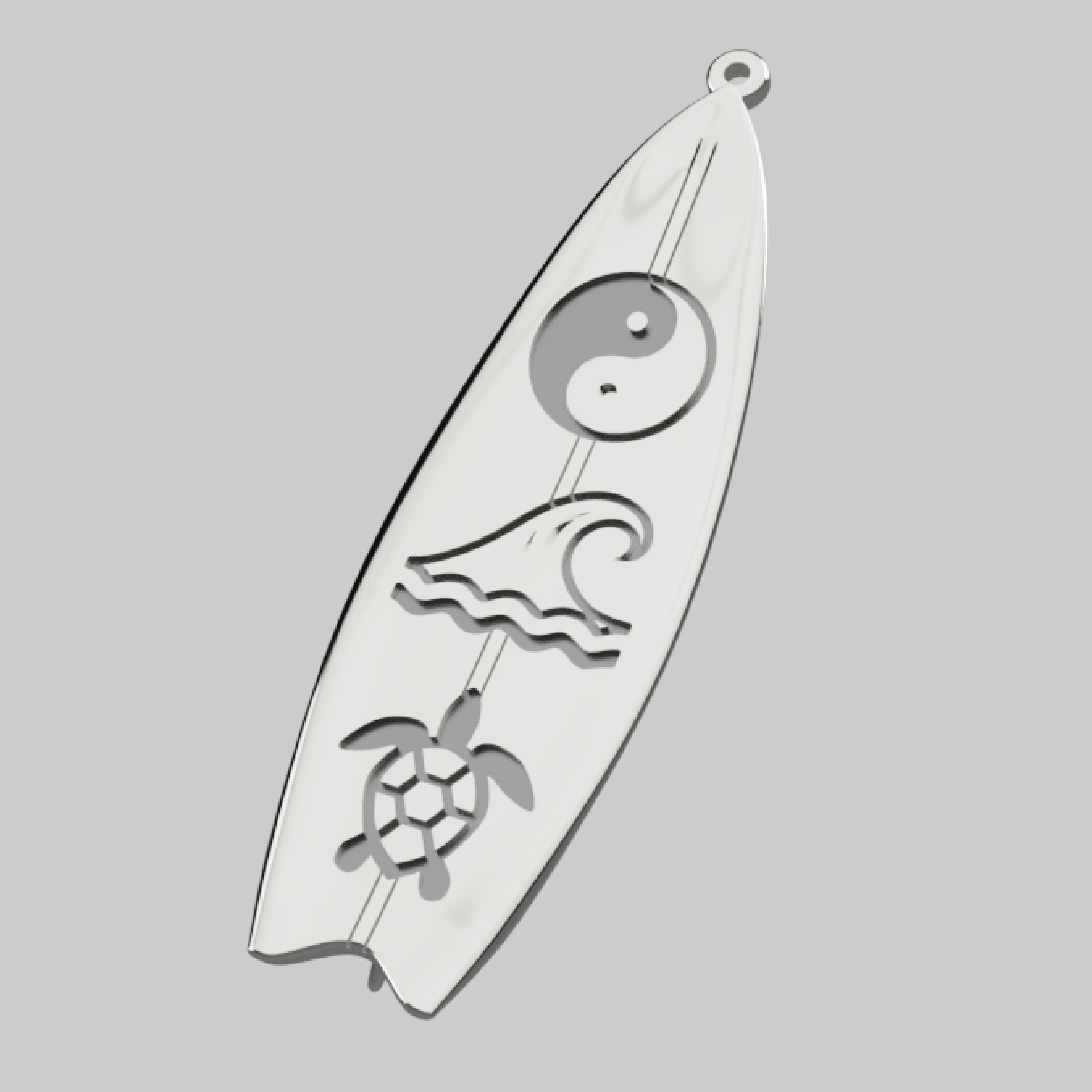 Surf Table - Tabla de Surf 3D print model_1