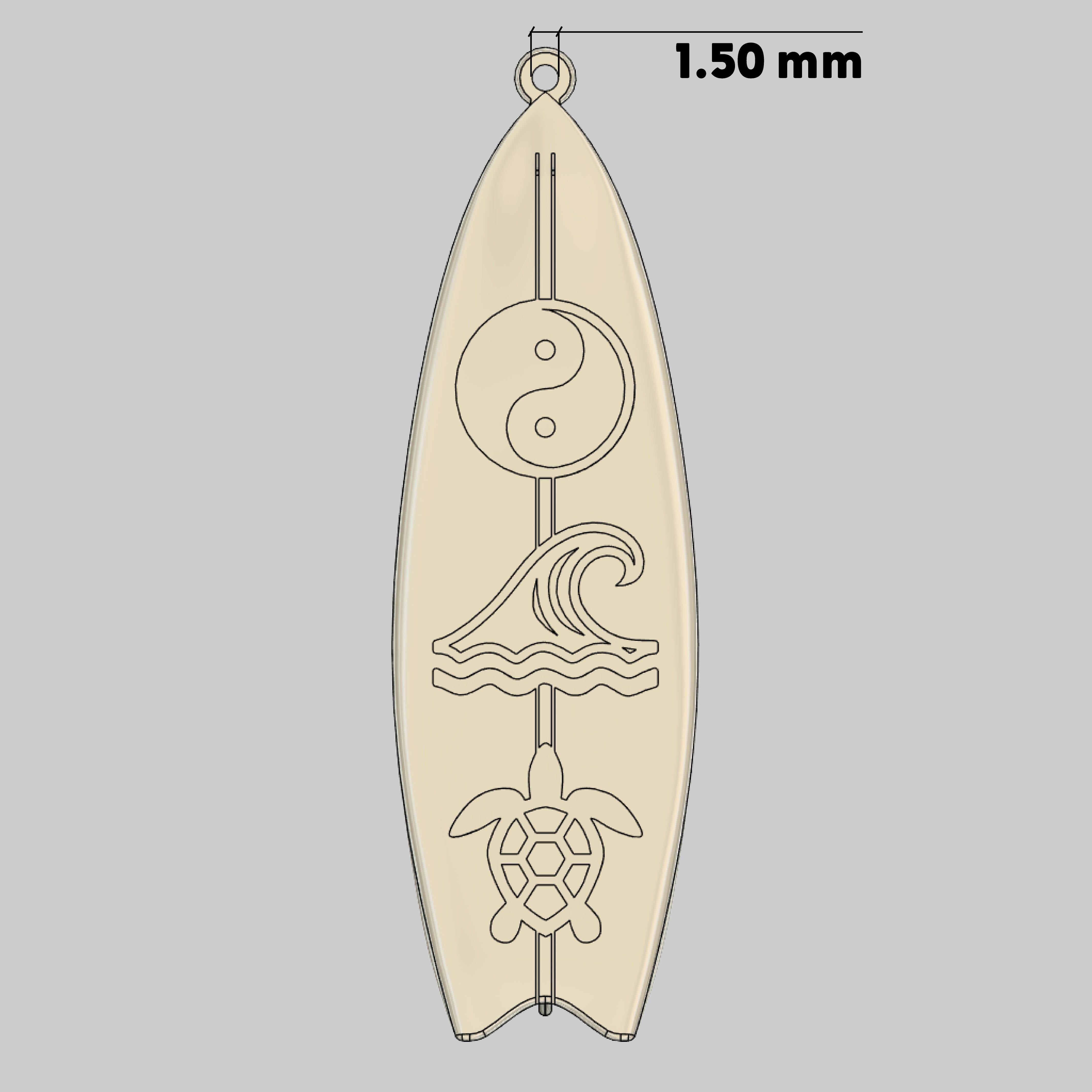 Surf Table - Tabla de Surf 3D print model_2
