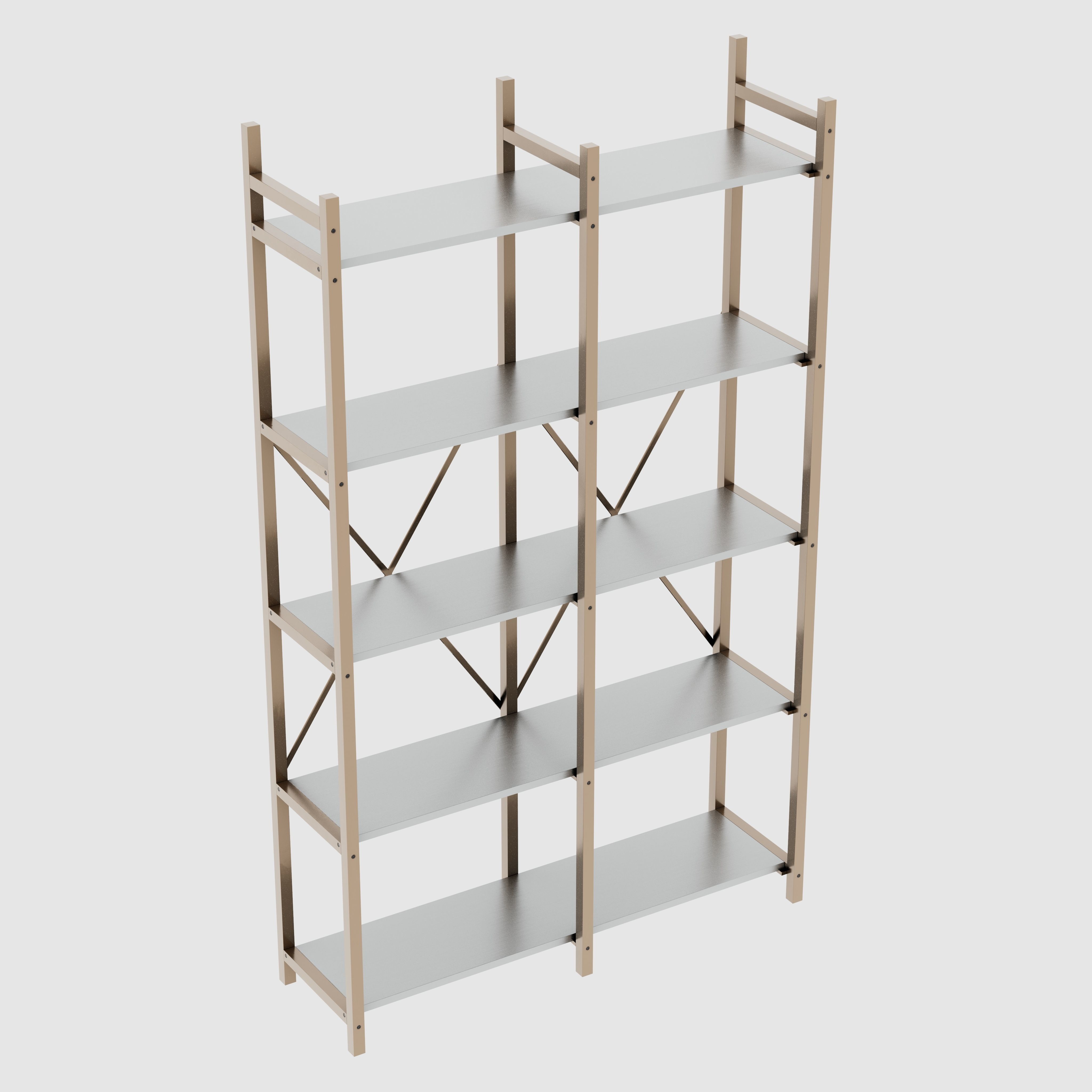 Bookcases Farmhouse Rustic 3D model_18