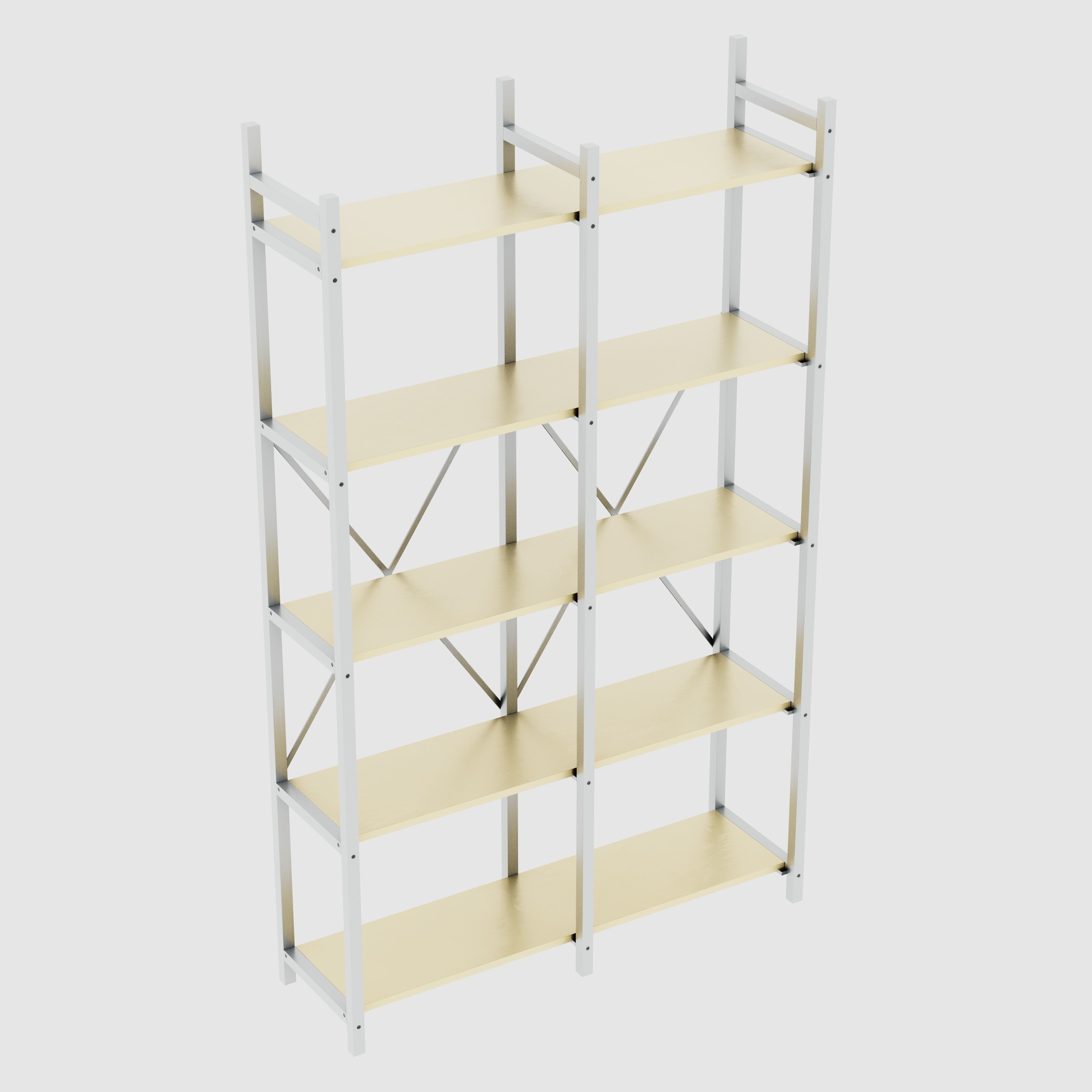 Bookcases Farmhouse Rustic 3D model_4