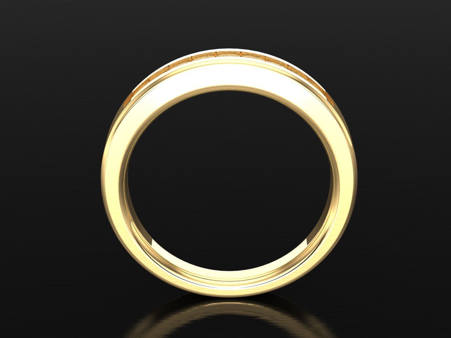 Modern Men Diamond Multi Cluster Ring 1MR48 3D print model_2