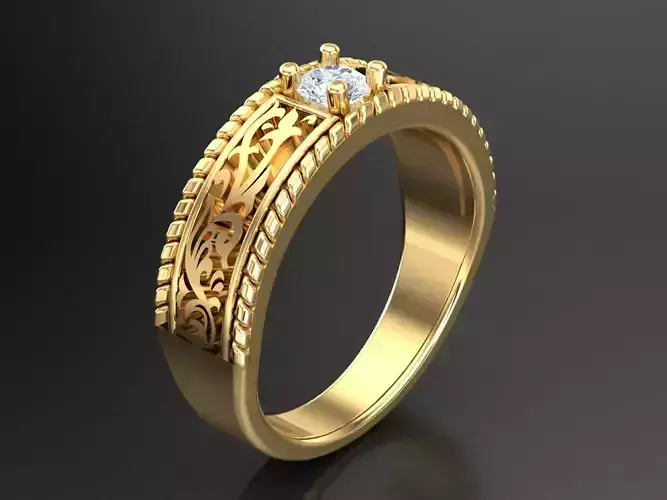 Men Diamond Multi Cluster Ring 1MR46