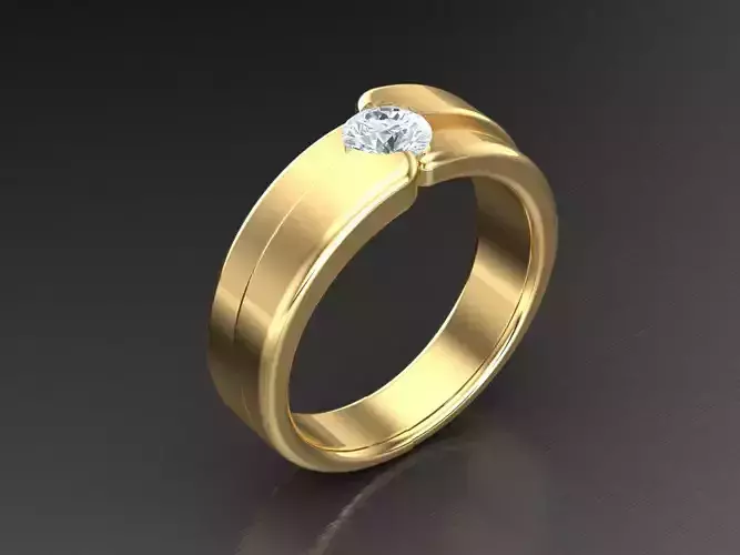 Diamond Multi Cluster Men Ring 1MR43