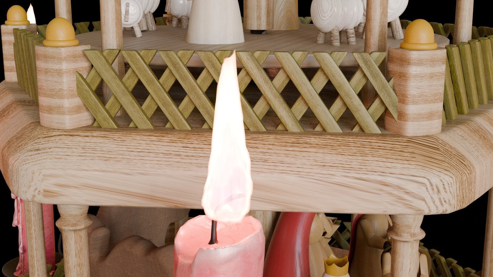 Christmas Pyramid 3D model_4