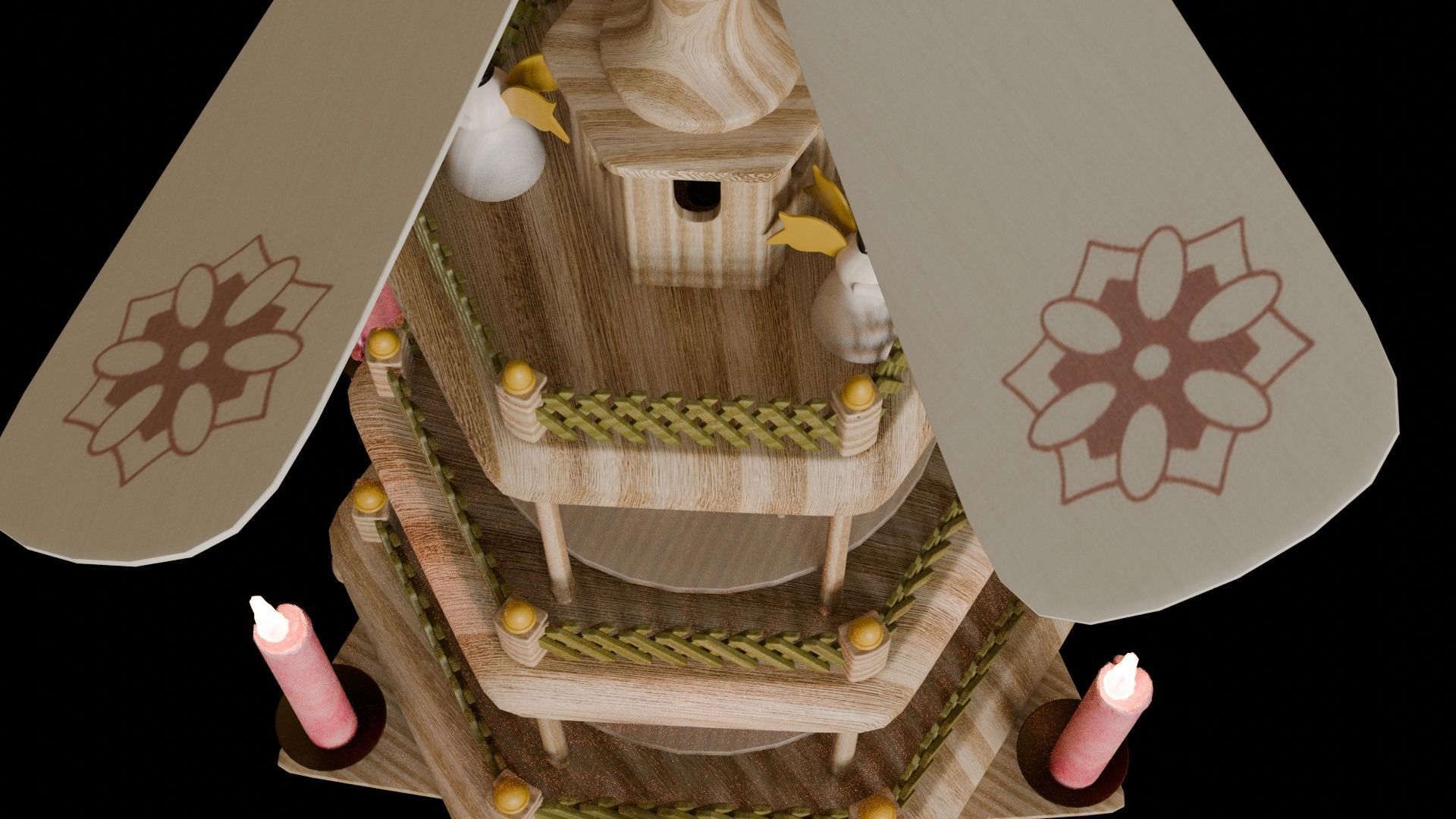 Christmas Pyramid 3D model_5