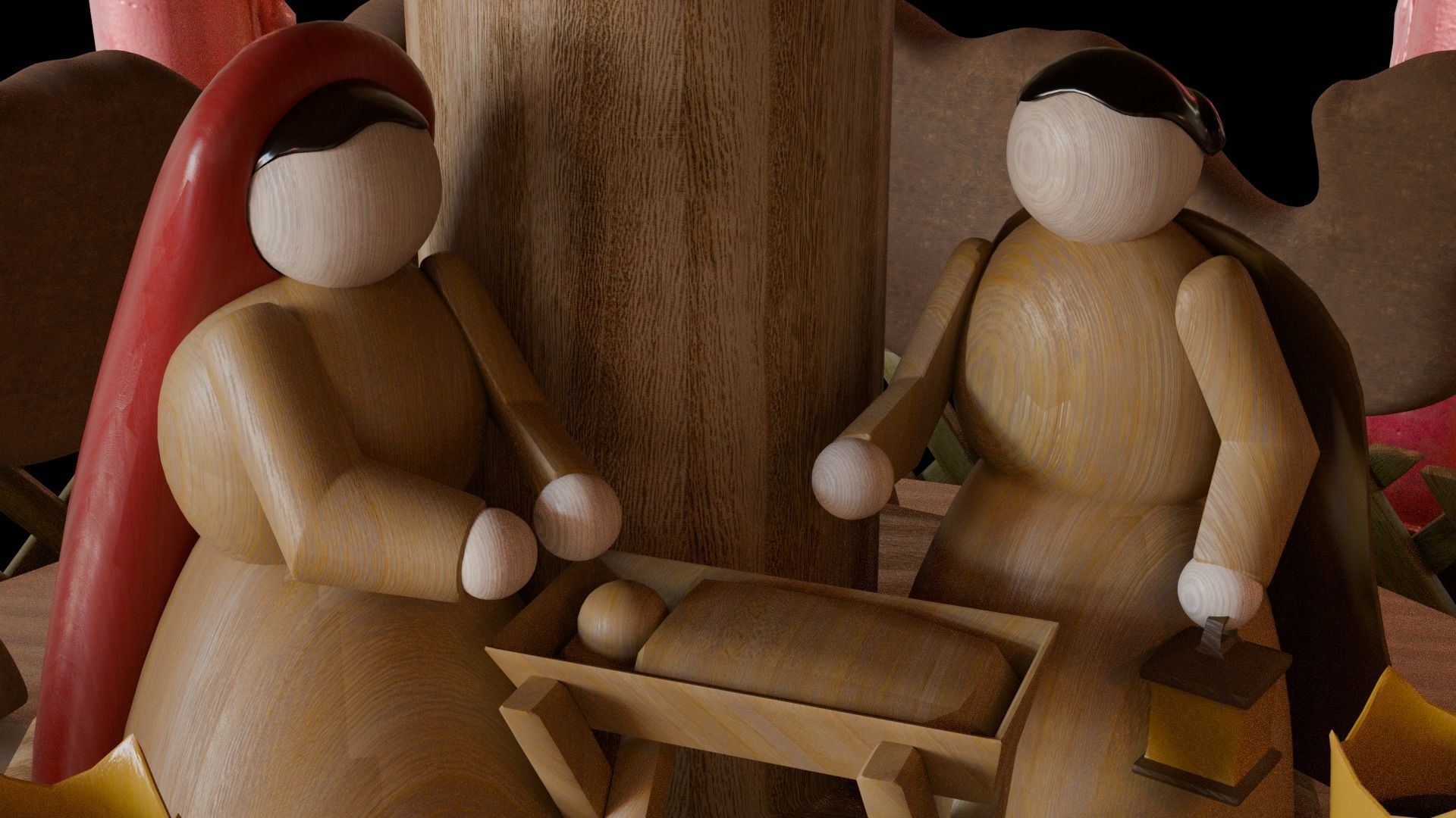 Christmas Pyramid 3D model_6