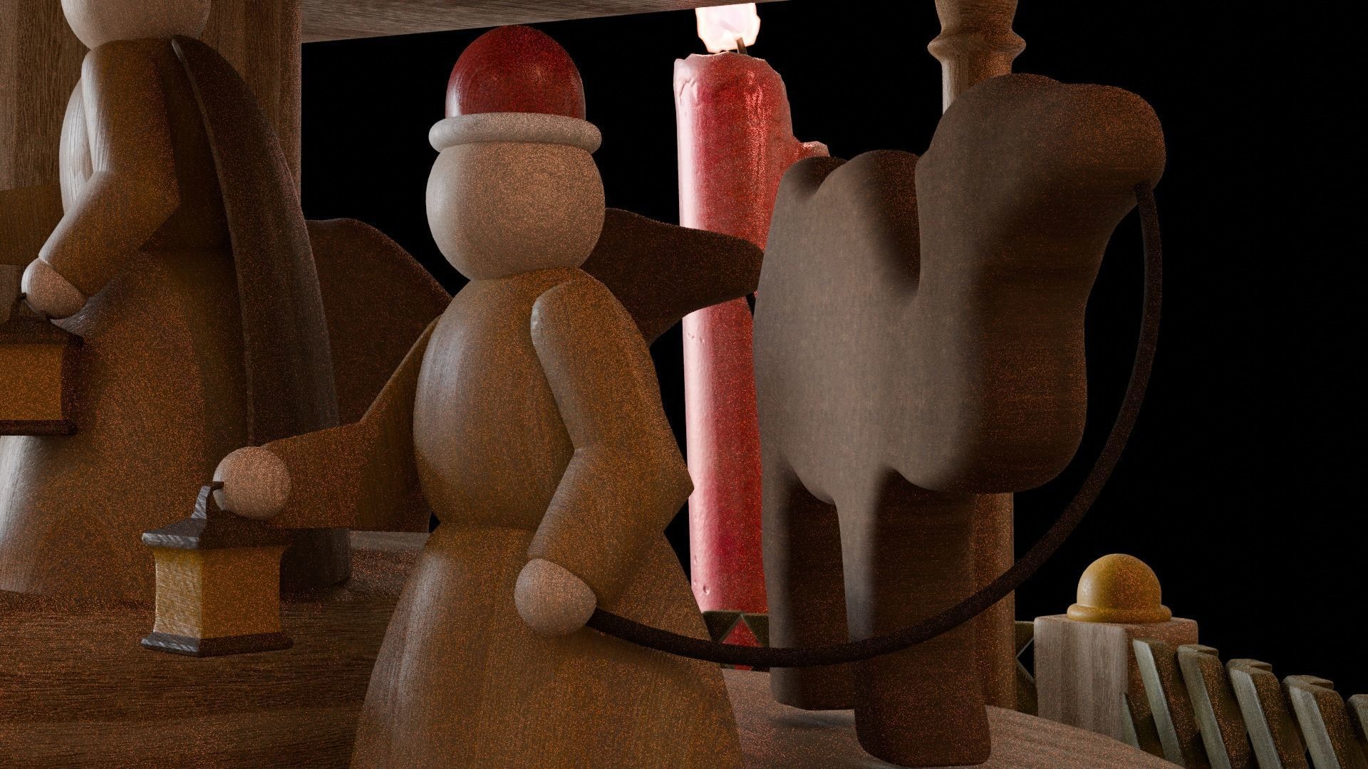 Christmas Pyramid 3D model_8